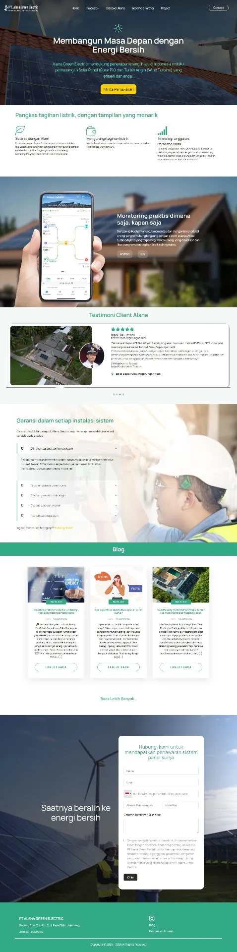 Jasa Solar Panel desktop preview