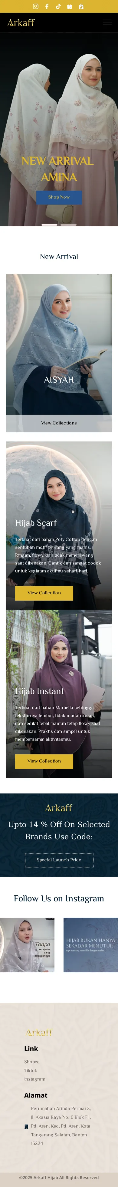 Web Katalog Fashion mobile preview