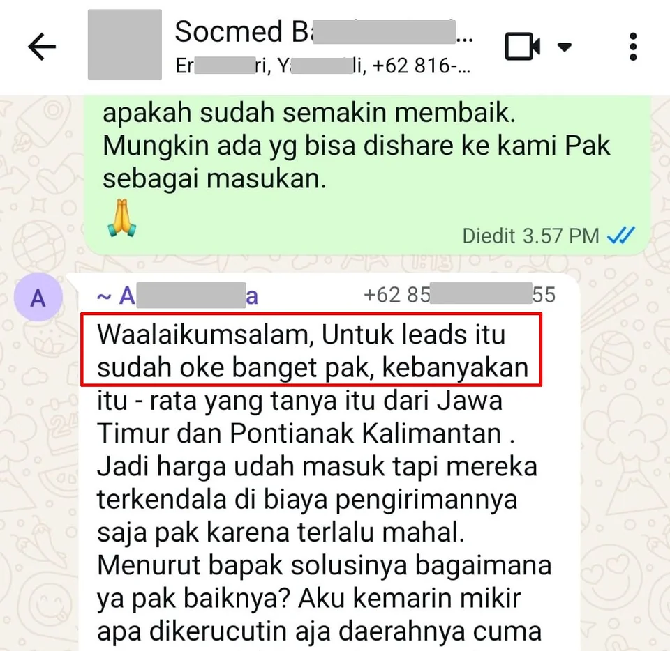 Testimonial screenshot Arista.